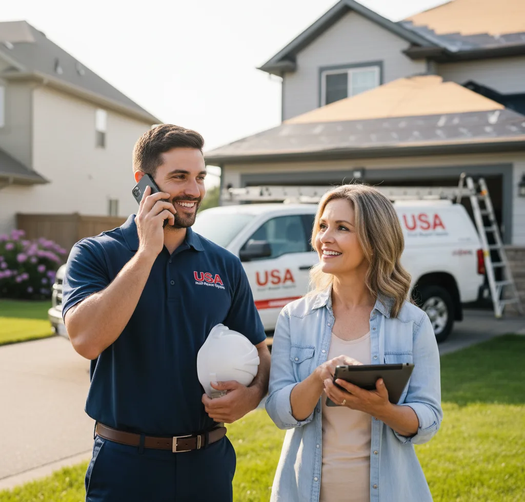USA Roof Repair Experts customer support in Henderson